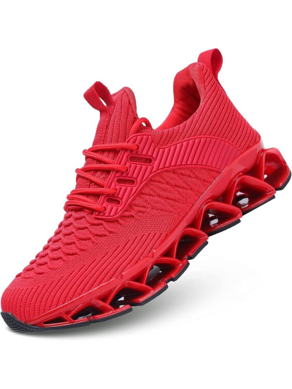 🆕Women's Red Slip on Walking Shoes Blade Tennis Casual Fashion Sneakers